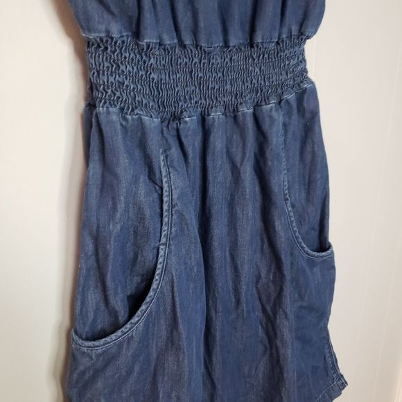 GAP 1969 Denim Jumper Dress Blue Extra Small XS - Picture 4 of 7